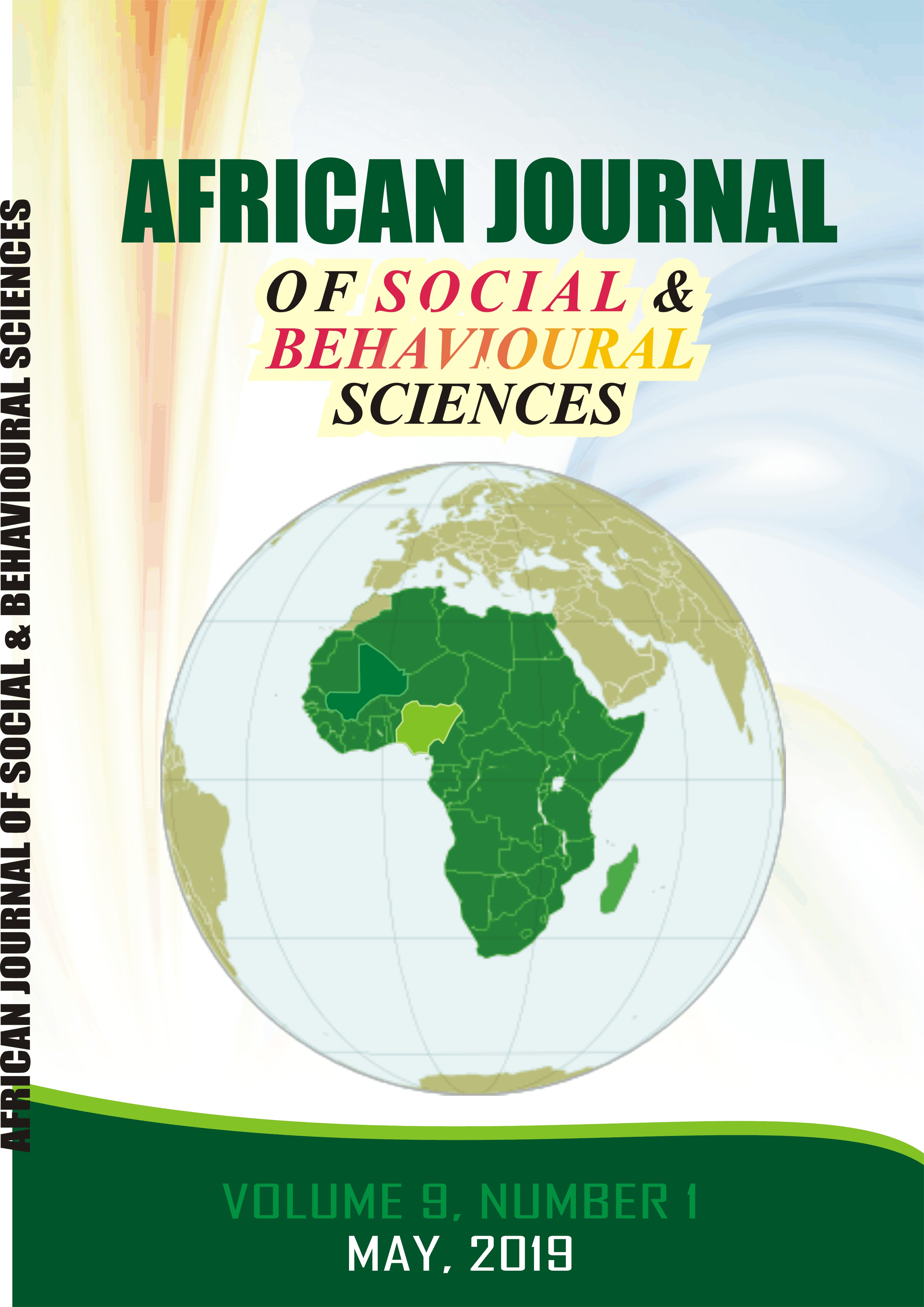 African Journal of Social and Behavioural Sciences (AJSBS) Vol. 9 Issue 1